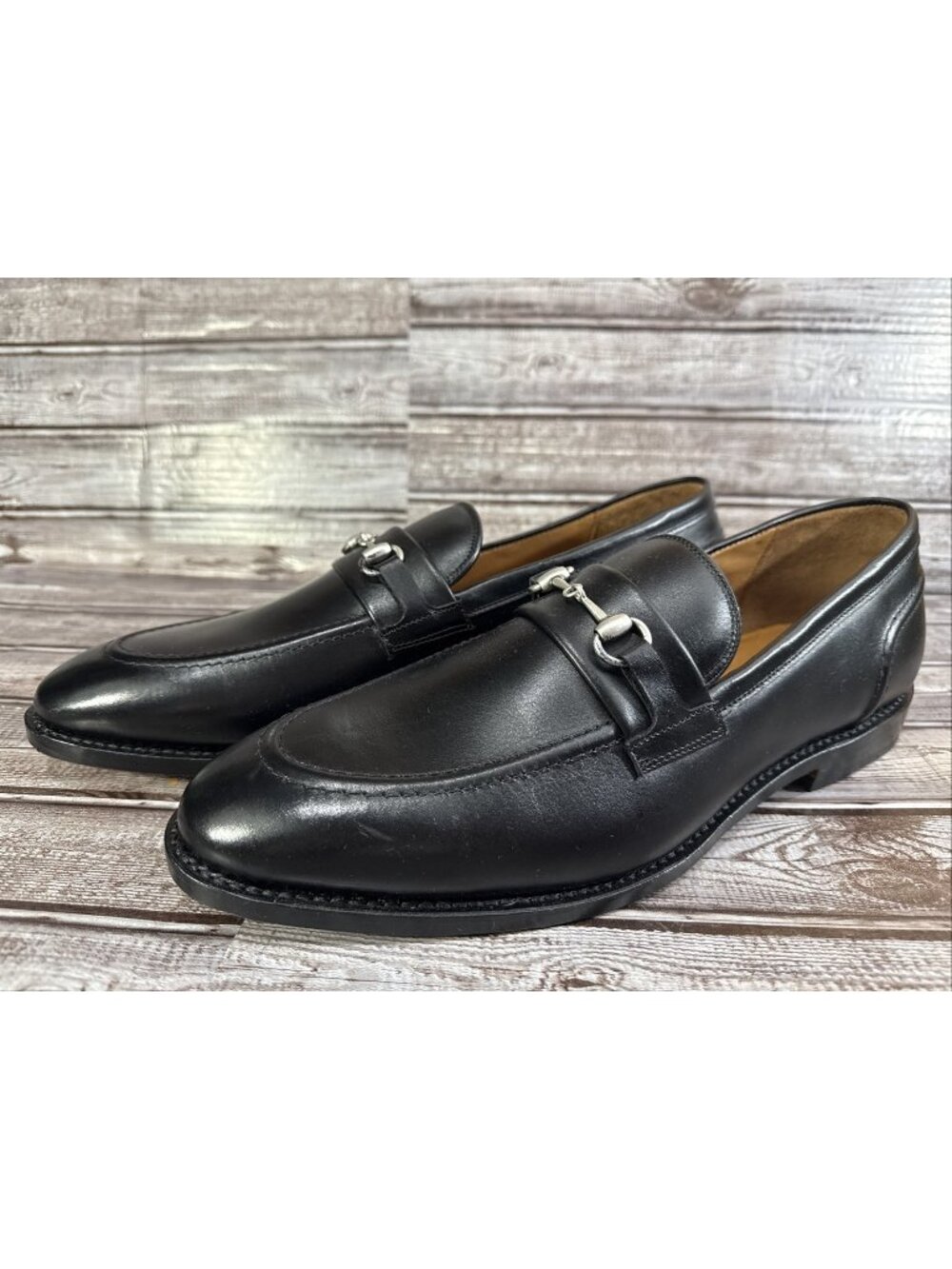 ALLEN EDMONDS HORSEBIT RANDOLPH DRESS SHOES US 14 D Color black MSRP $450 New